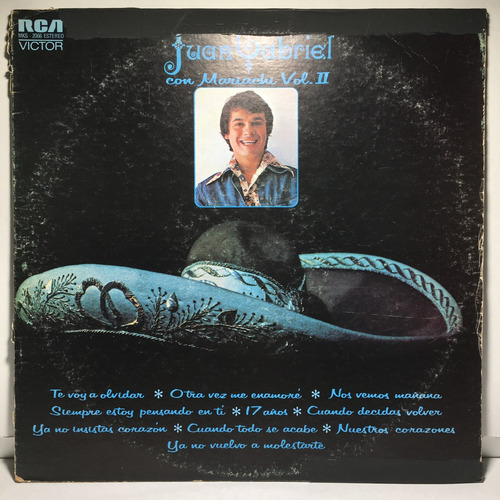 Lote 3 Lp Disco Acetato Juan Gabriel Con Mariachi Rca Ariola (Usado)