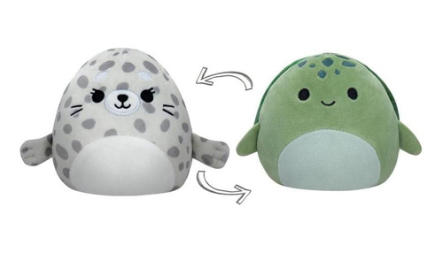 Squishmallows Peluches Reversibles 13cm Originales