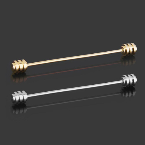 Broche Camisa Abrazadera Boda Pin Bar Plata Pelota ,