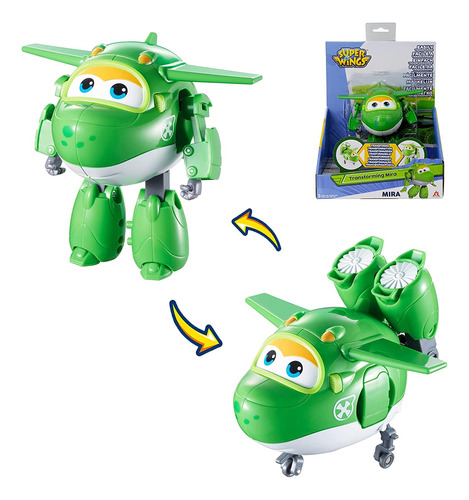 Super Wings - Transforming Mira Toy Figure | Plane | Bot | 5