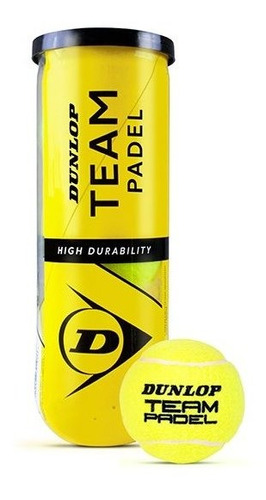 Pelota De Pádel Team Dunlop (somos Tenis Cuarta)