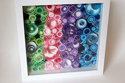 Wall Art Quilled Paper Framed