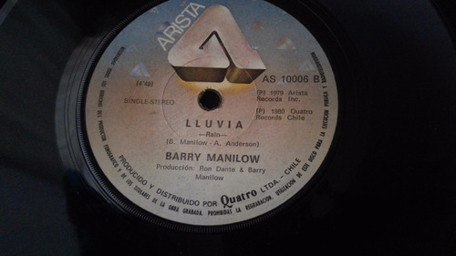 Single Barry Manilow Barcos Lluvia