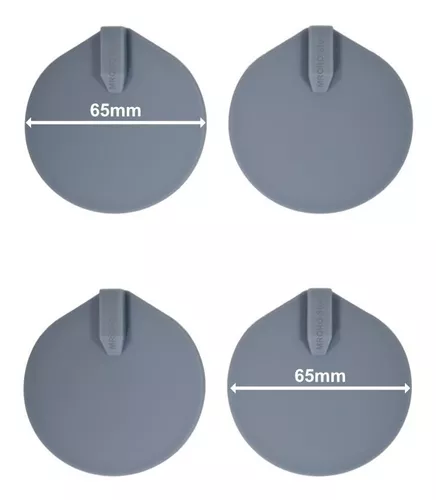 Electrodos de caucho para equipos gymna 6x8cm (2ud) - Logarsalud