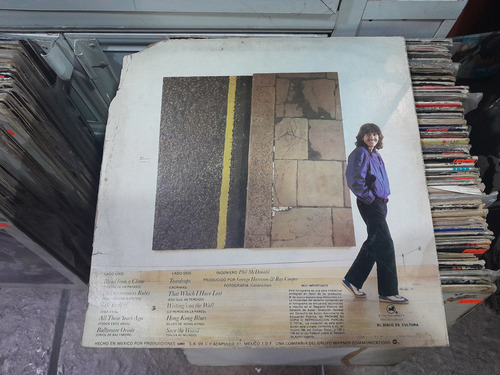 Lp George Harrison Somewhere In England Acetato,long Play (Usado)