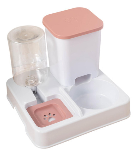 Alimentador Automático De Gatos 2 En 1 Alimentador Y