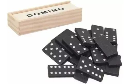Domino Economico Juego Mesa Caballero Regalo Madera