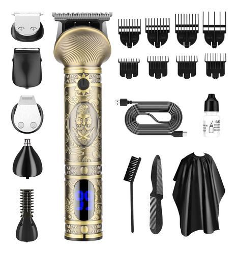 Qreeyx Kit De Recortadora De Barba Para Hombres Cortadora