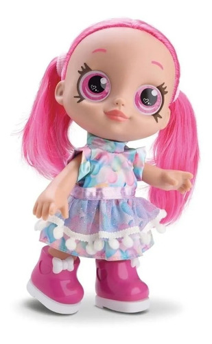 Boneca Infantil Rainbow Tatoo Pink Bambola Brinquedos 