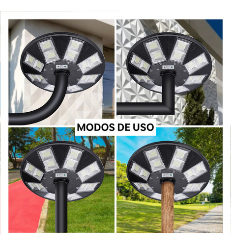 Refletor Solar 400w Luminaria Publica Holofote Prova D'agua