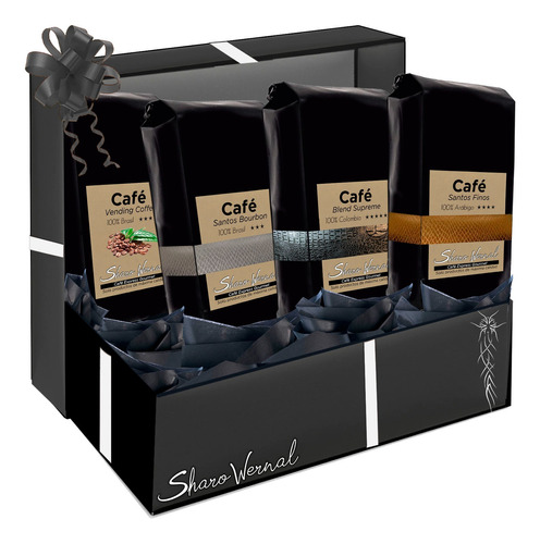 Café Sharo Wernal Granos Degustación X4 U X 250g C/u Regalos