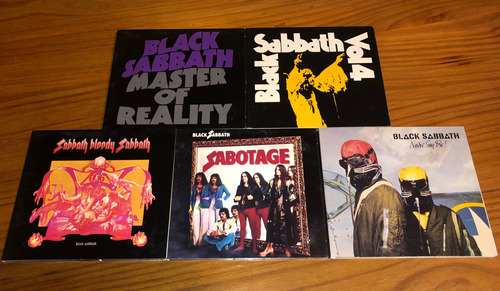 Lote Black Sabbath - 5 Cds