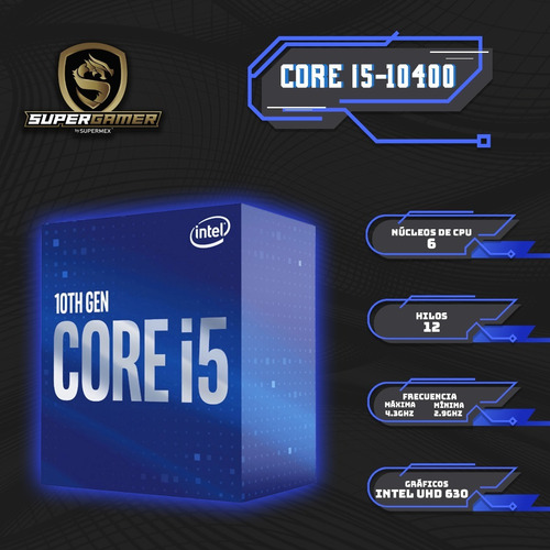 Imagen 3 de 10 de Pc Gamer Grizzly Intel Core I5 10400 16gb Ddr4 Ssd 500gb 1tb
