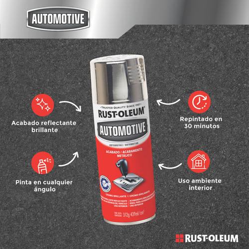 Pintura Metalica De Interior Aerosol Automotive