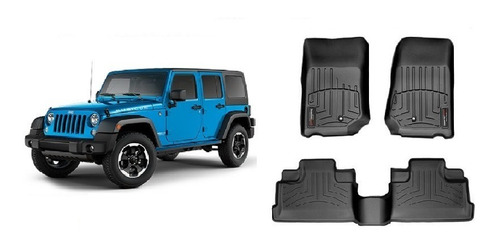 Alfombras Weathertech Wrangler Jk Rubicón 2007/2013 4 Ptas 