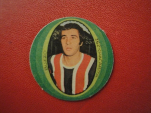 Figuritas Fulbito 1974 Chacarita Juniors Buzzo 162 (Usado)