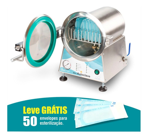 Imagem 2 de 4 de Mini Autoclave Silver 5 Litros Biotron C/registro Na Anvisa