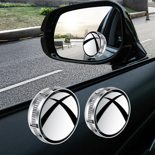 Espejo Retrovisor Auxiliar Para Coche, Espejo Con Plata