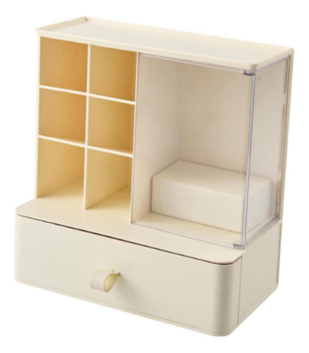 Caja De Almacenamiento De Joyería De Organizador De Beige