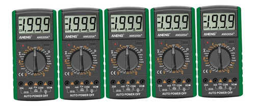 5 Unids Multimetro Digital Transistor Probador Voltaje Coche