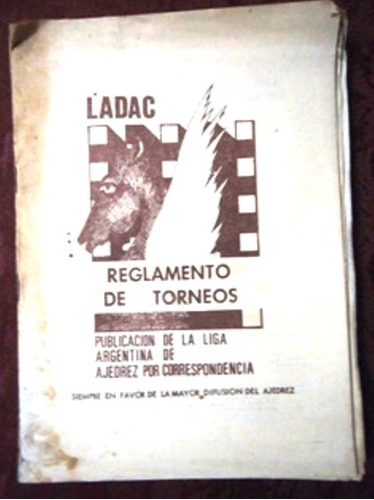 Ladac - Rev. Liga Arg. Ajedrez Por Corresp . Reg. De Torneos