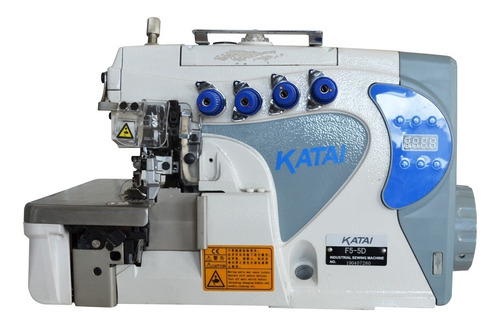 Imagen 2 de 6 de Overlock Industrial 5 Hilos 110v Con Motor Servo F5-5d Katai