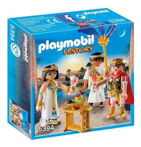 Playmobil Linea Roma Y Egipto - Cesar Y Cleopatra - 5394