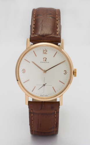 Relógio Masculino Omega Ouro Rose 18k Luxo Fino Impecável