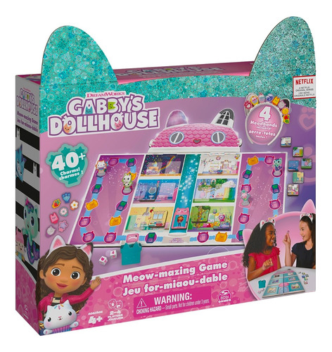 Juego De Mesa Miau Asombroso Game Gabby's Dollhouse