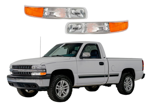 Kit-2 Cuartos Depo Chevrolet Silverado 99 A 02