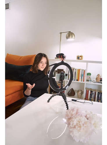 Anillo De Luz Led 30 Cm Para Teléfonos Y Cámaras Con 3 Modos Color De La Estructura Color De La Luz