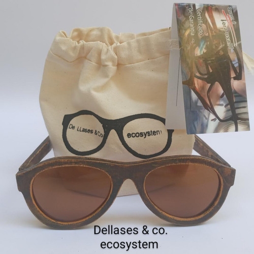 Óculos De Sol De Madeira Unissex De Llases & Co.