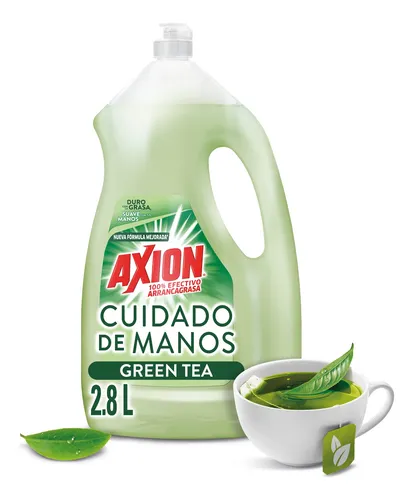 comprar Axion Lavatrastes Líquido Cuidado De Manos Green Tea 2.8 L.