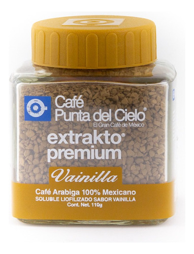 Cafe Soluble Liofilizado Vainilla Punta Del Cielo 110 Grs