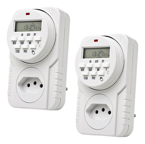 2pcs Timer Temporizador Digital 220v Progamavel Nota Fiscal