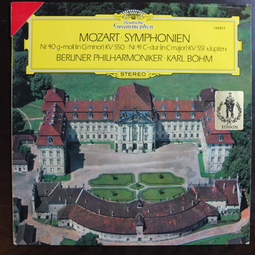 Vinilo Mozart Symphonien Nr 40 Nr 41 