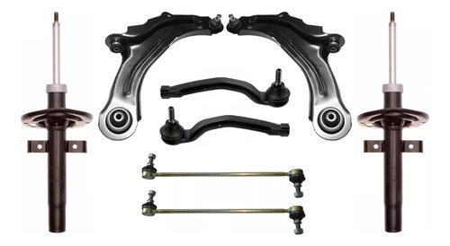 Kit Tren Delantero + 2 Amortiguador Para Renault Megane 2