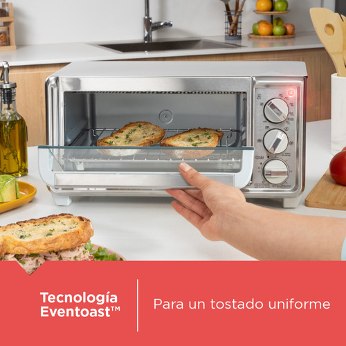 Horno Tostador Black+decker De 11 Litros, To4130-1sdla Color Plateado