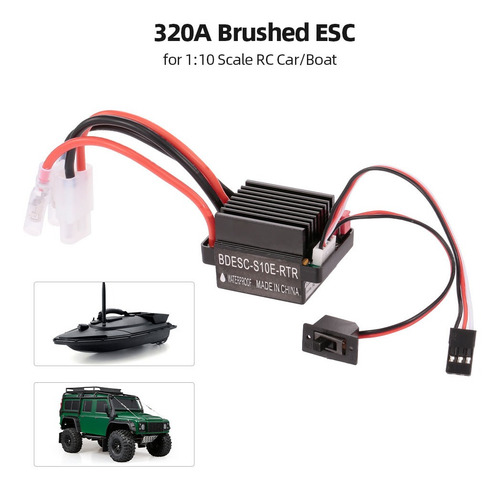 320a 2-3s Brushed Esc Controlador De Velocidad Eléctrico Con