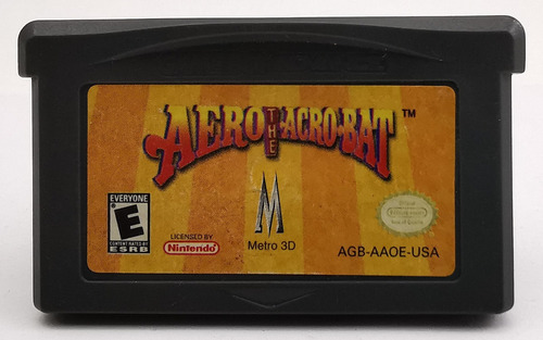 Aero The Acro-bat Gba Original * R G Gallery (Usado)