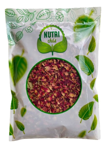 1x Chá De Rosa Rubra - Rosa Gallica L. - 100g