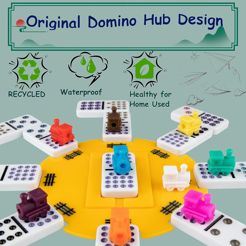 Juego De Dominó Para Adulto, Juego De Dominó Doble De 15 Pun