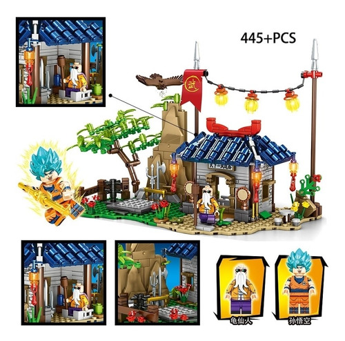 Set De Figuras Dragon Ball Super Goku Armable 445 Piezas