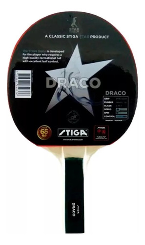 Raqueta Ping Pong Stiga 1 Estrella Modelo Draco