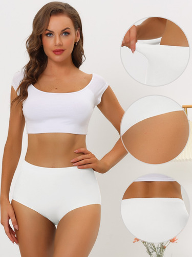 Braga Elástica Mujer De Cintura Alta Invisible Transpirable