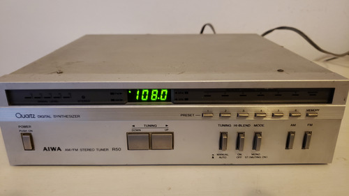 Aiwa-sintonizador Modelo R50(no Funciona) Enciende.