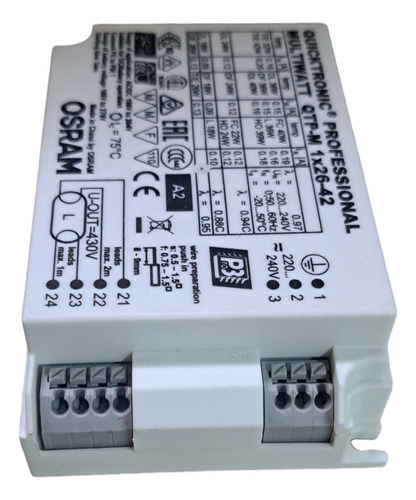 Balasto Electronico Osram 1x26w Pack X 10 Unidades