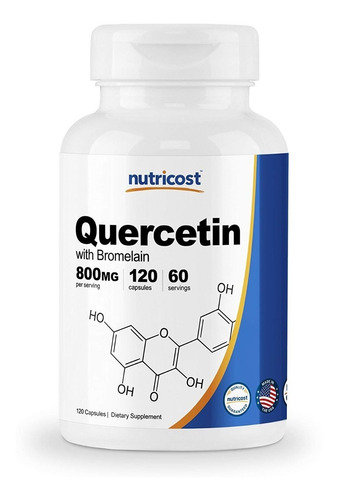 Nutricost Quercetin Con Bromelain Suplemento Apoyo Inmune