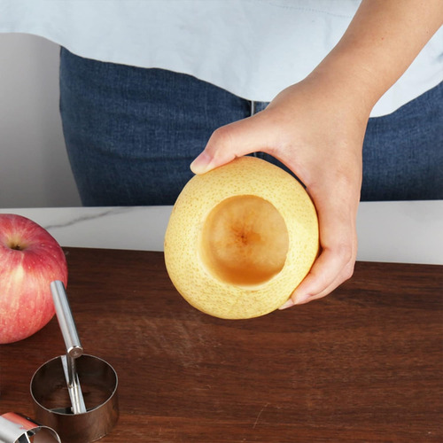 2 Pcs Stainless Steel Multifunction Apple Pear Core