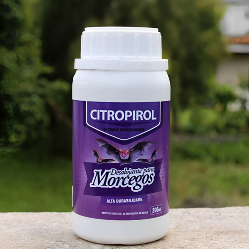 Kit 5 Unidades - Citropirol Desalojante Para Morcegos 200ml